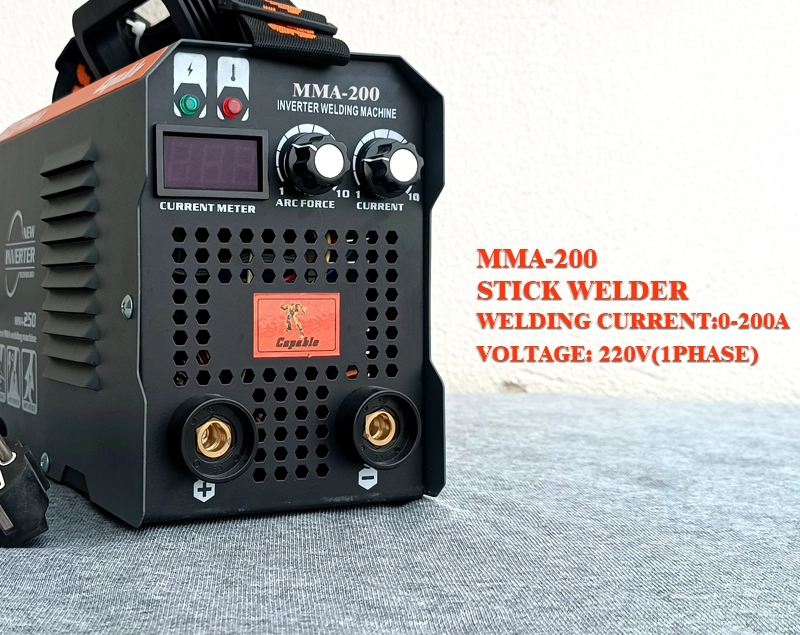 IGBT 200A Portable Stick Welder MMA Welding Machine