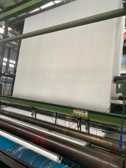 Polyester/Polypropylene Filament Spunbonded Nonwoven Geotextile for Filtration, Isolation, Reinformcement