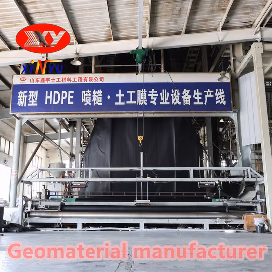 Thickness 2.0mm Anti-Seepage Dam Liner Double-Sided Textured HDPE Geomembrane