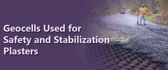 HDPE Geocell for Retaining Wall Road Construction Low Cost Gravel Stabilizer Grid